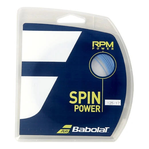 Babolat RPM Power 1.25mm/12M Tennis String - Electric Blue