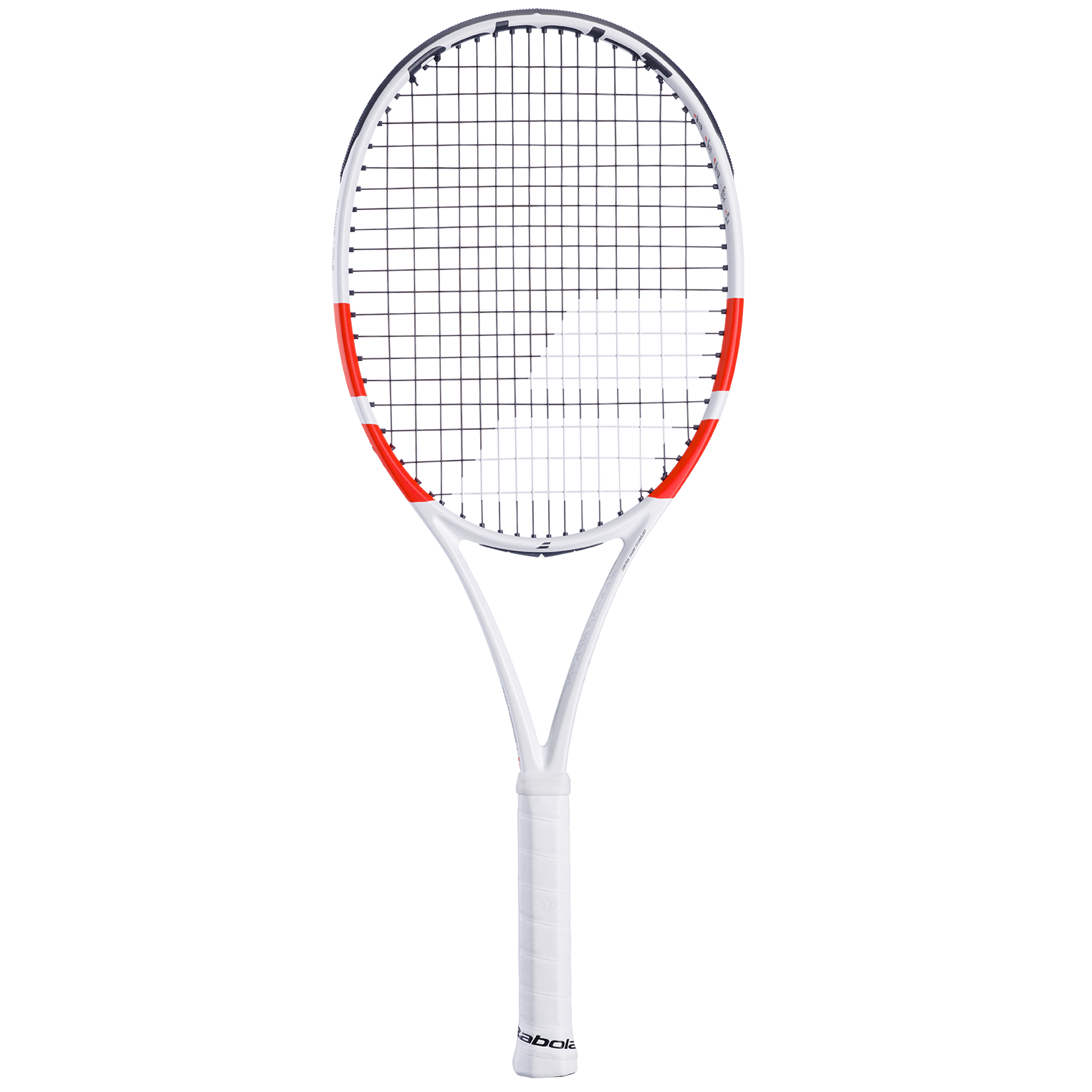 Babolat Pure Strike 100 300g Unstrung Tennis Racket (White/Red/Black)