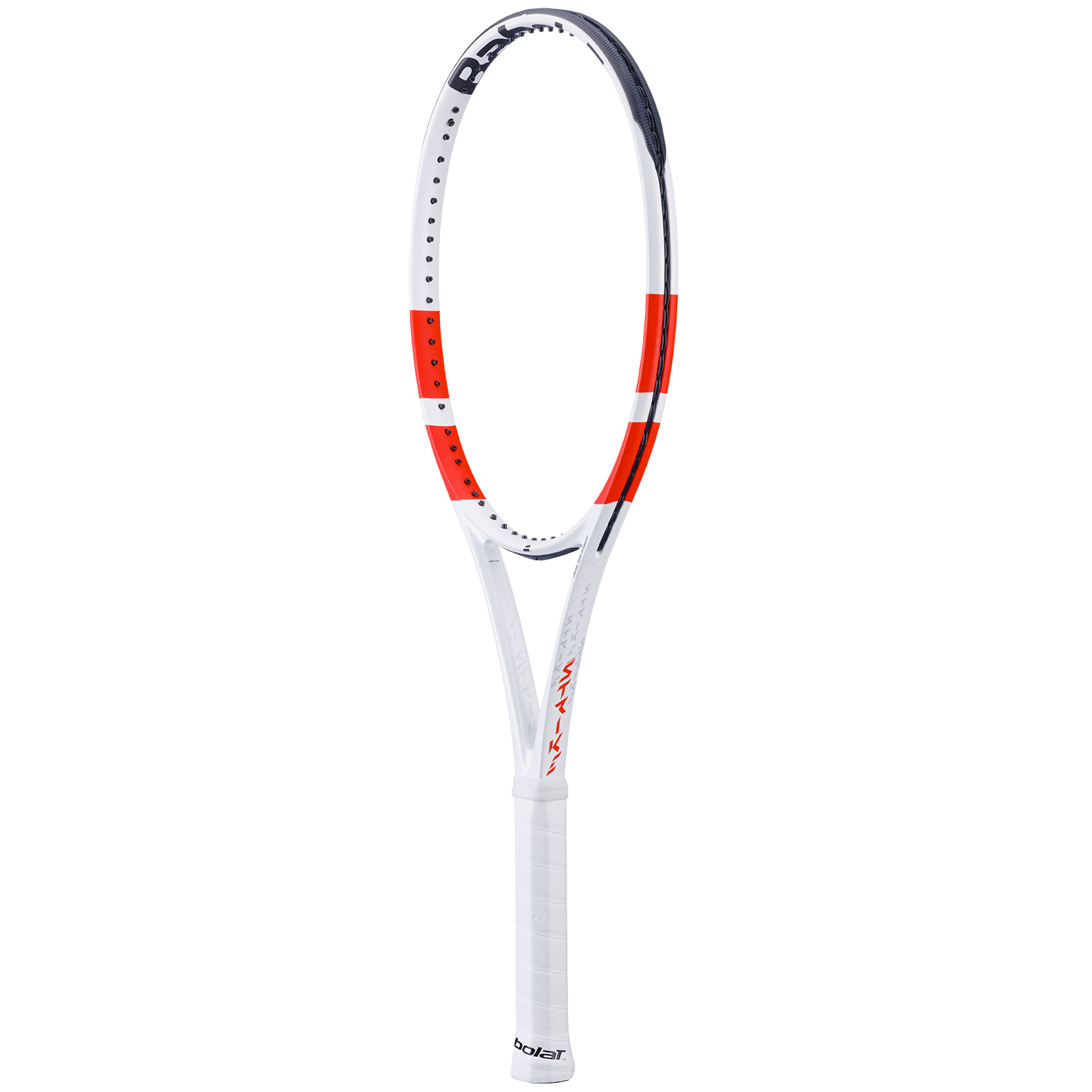 Babolat Pure Strike 100 300g Unstrung Tennis Racket (White/Red/Black)