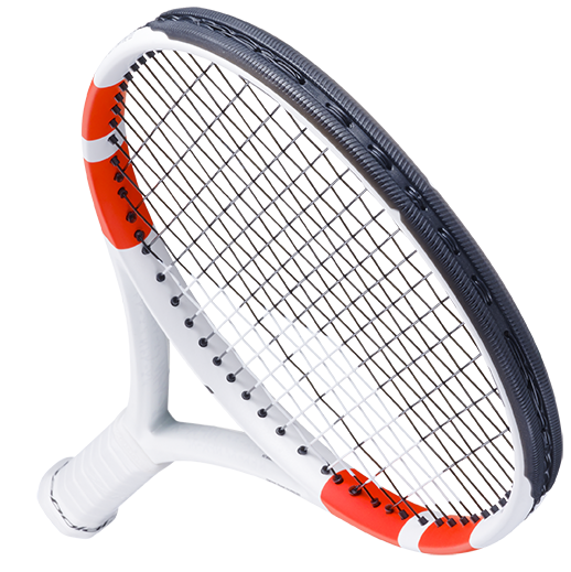 Babolat Pure Strike 100 300g Unstrung Tennis Racket (White/Red/Black)