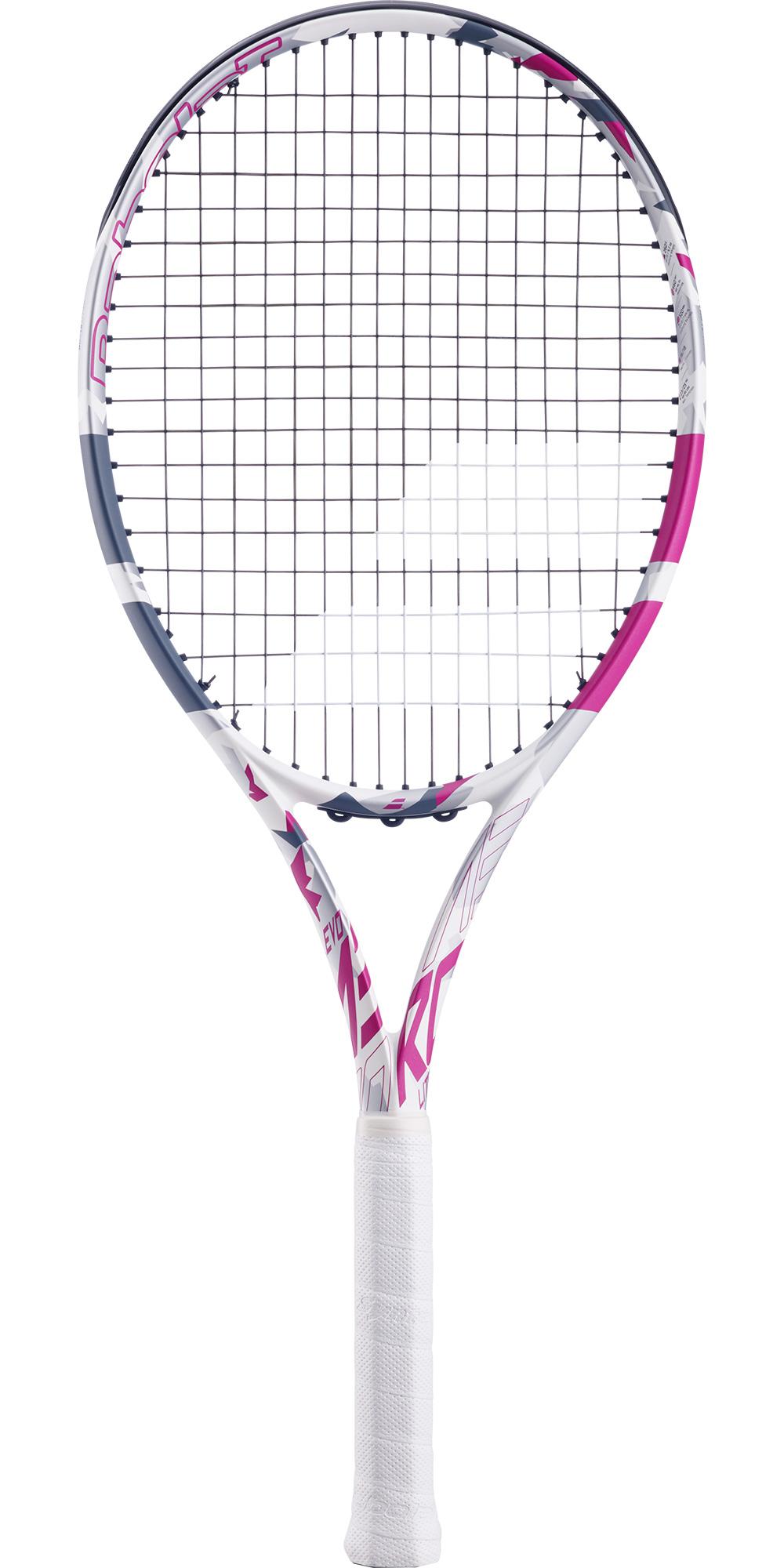 Babolat Evo Aero Lite 102 260g Strung Tennis Racket (Pink)