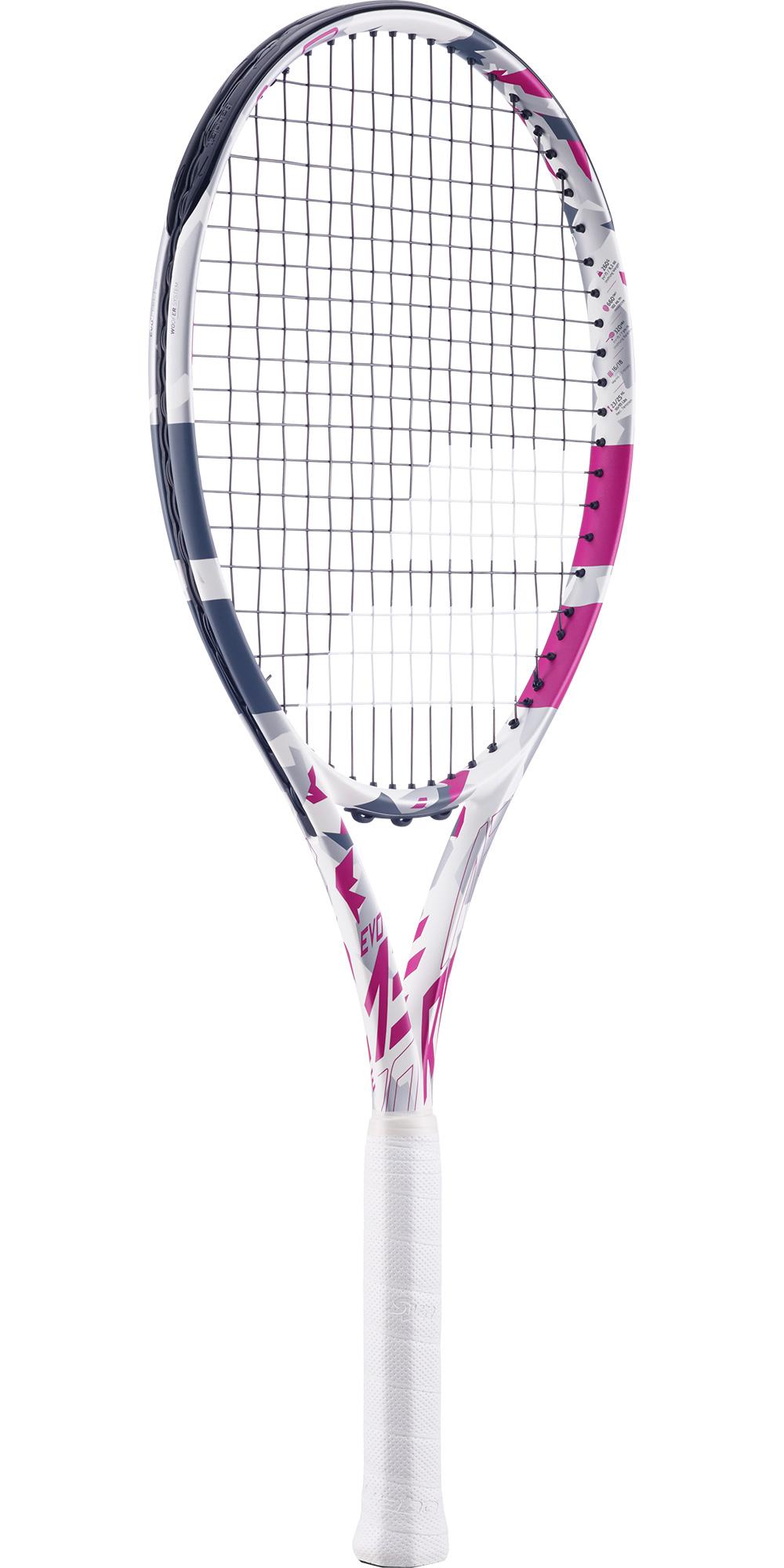 Babolat Evo Aero Lite 102 260g Strung Tennis Racket (Pink)