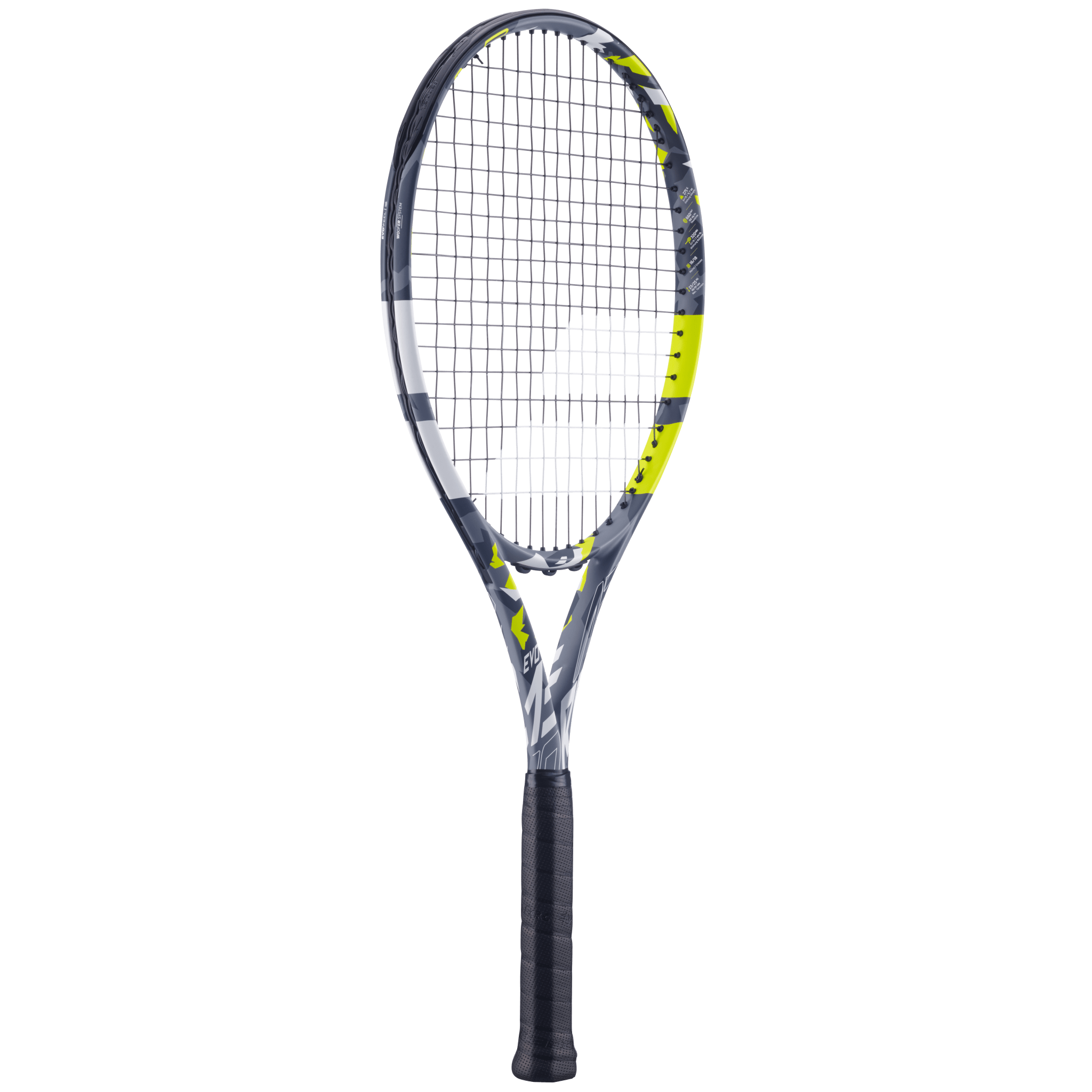 Babolat Evo Aero 102 275g Strung Tennis Racket (Grey/Yellow)
