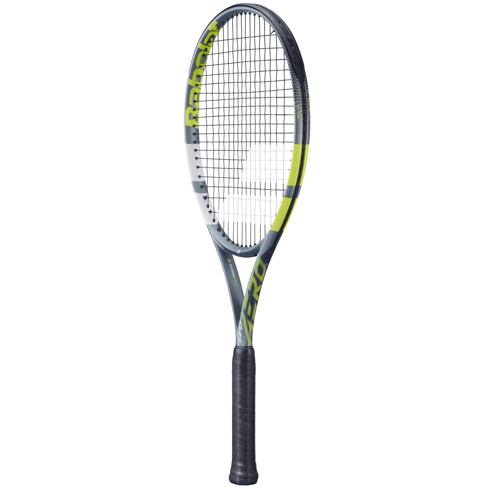 Babolat Evo Aero 2026 Tennis Racket Strung - Grey/Yellow Tennis Rackets Babolat
