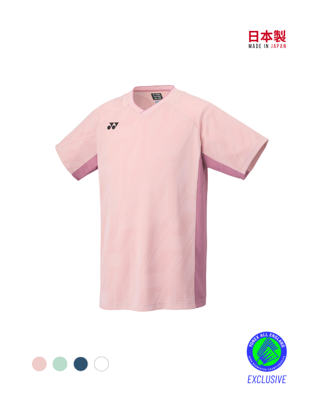 Yonex Crew Neck Shirt Mens (10632YX) Smoke Pink