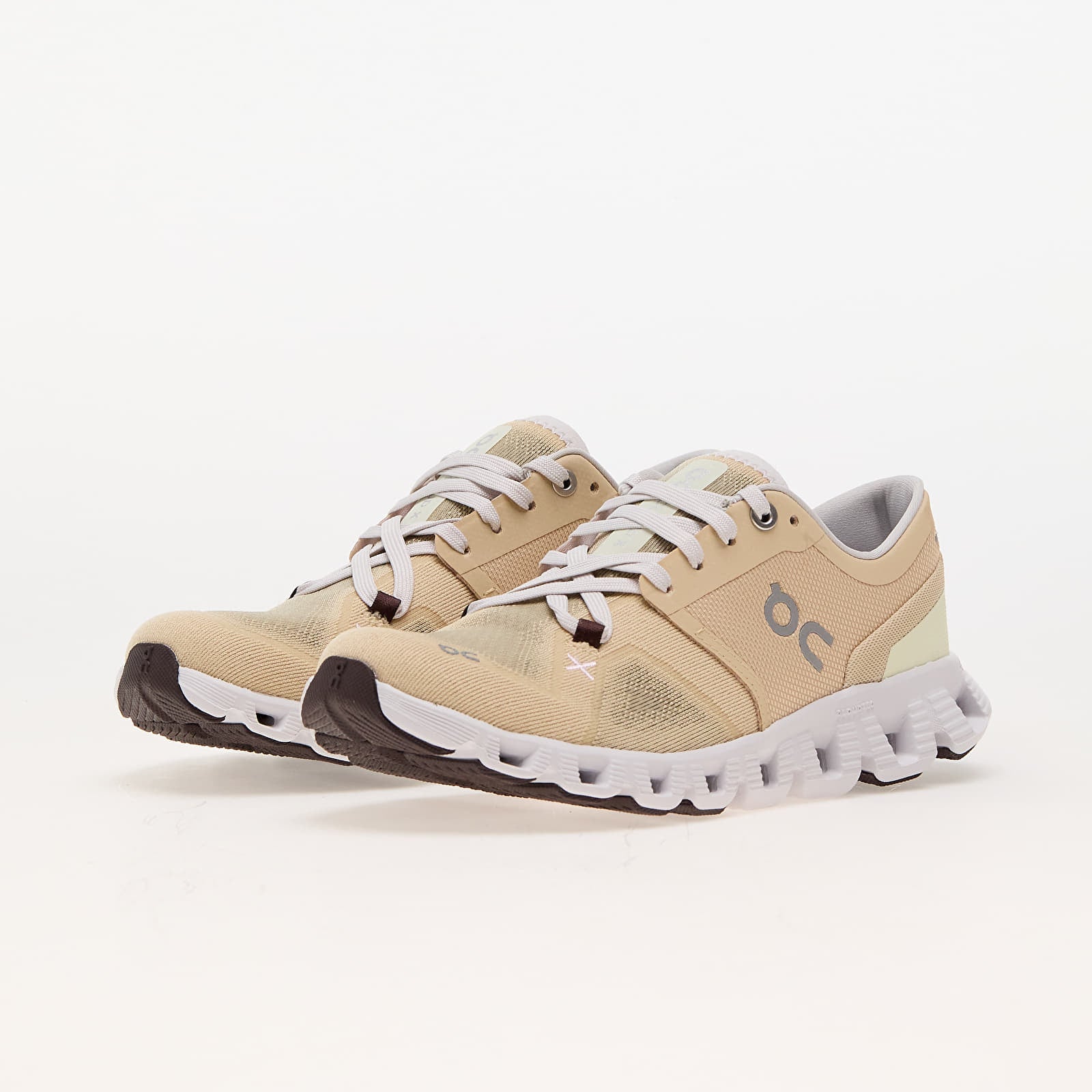 On Cloud X 3 Running Shoes Women - Savannah/Forest