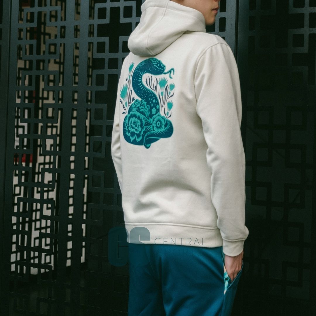 Yonex Coiled Snake Unisex Hood Black