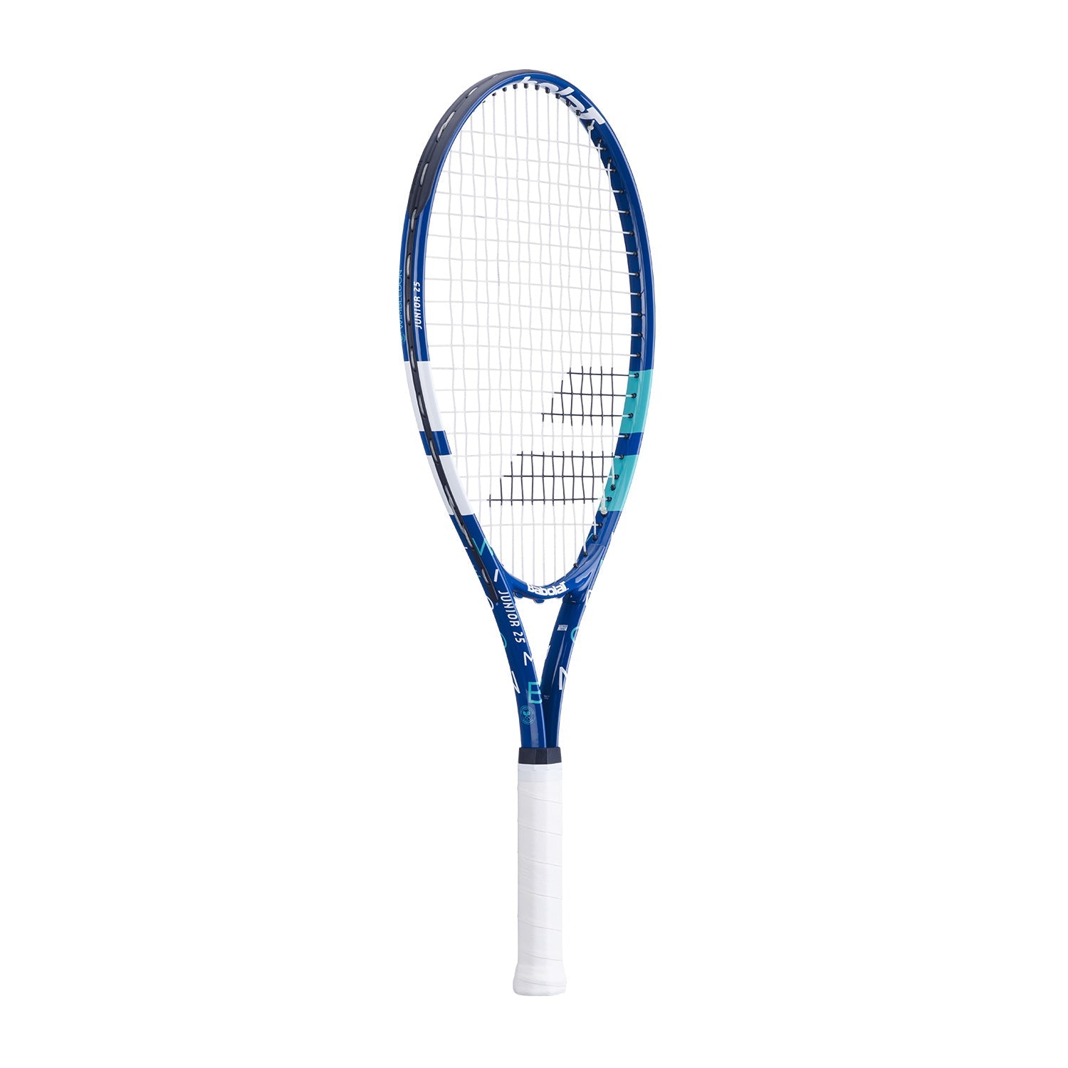 Babolat Junior 25 Wimbledon Tennis Racket - Strung - White