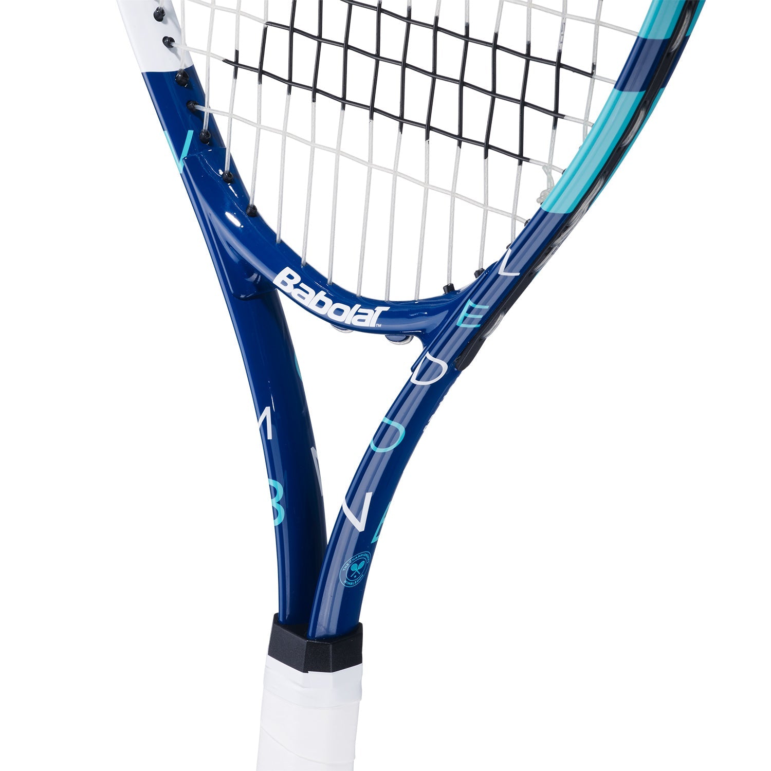 Babolat Junior 25 Wimbledon Tennis Racket - Strung - White