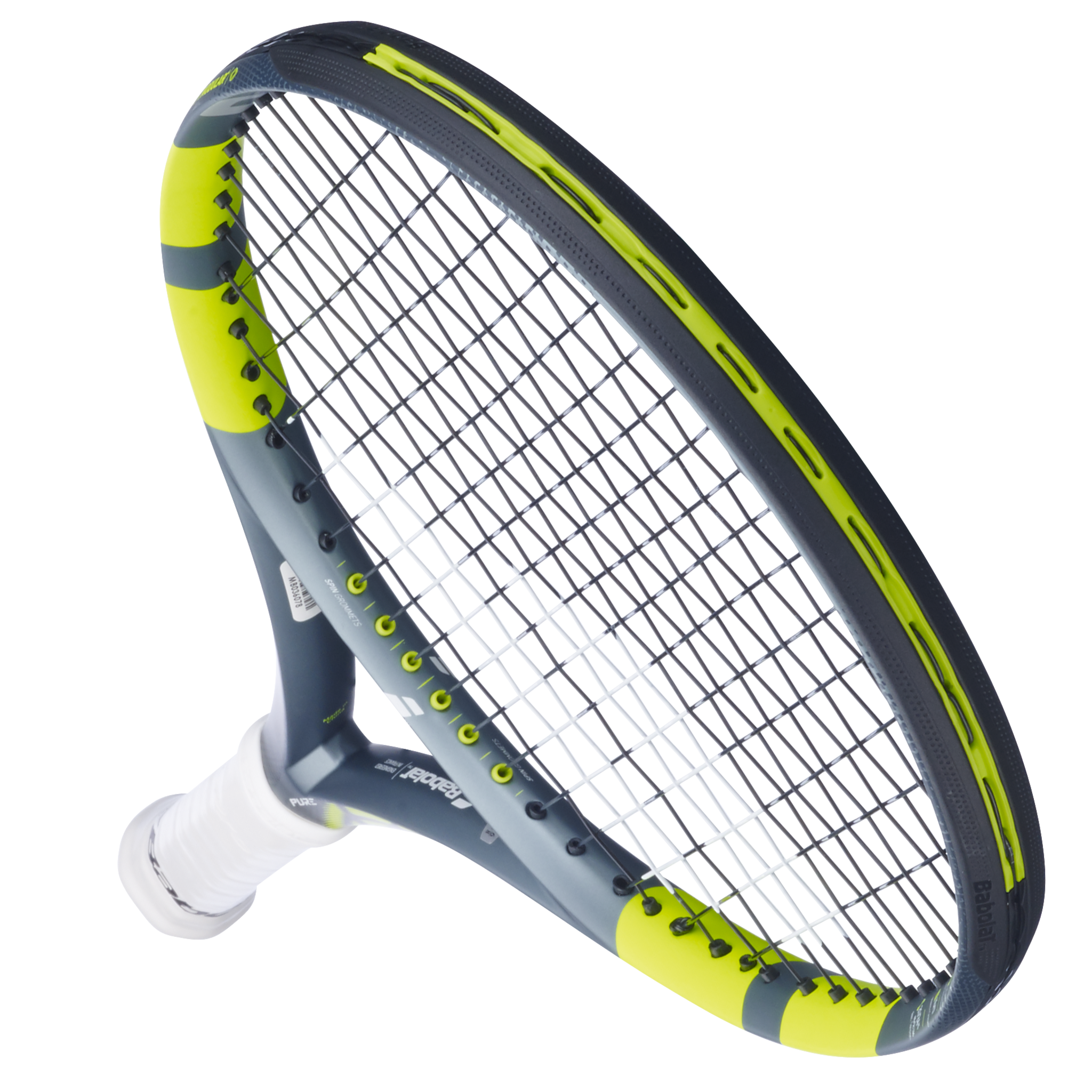 Babolat Pure Aero Junior 25 2026 Tennis Racket - Grey/Yellow Tennis Rackets Babolat