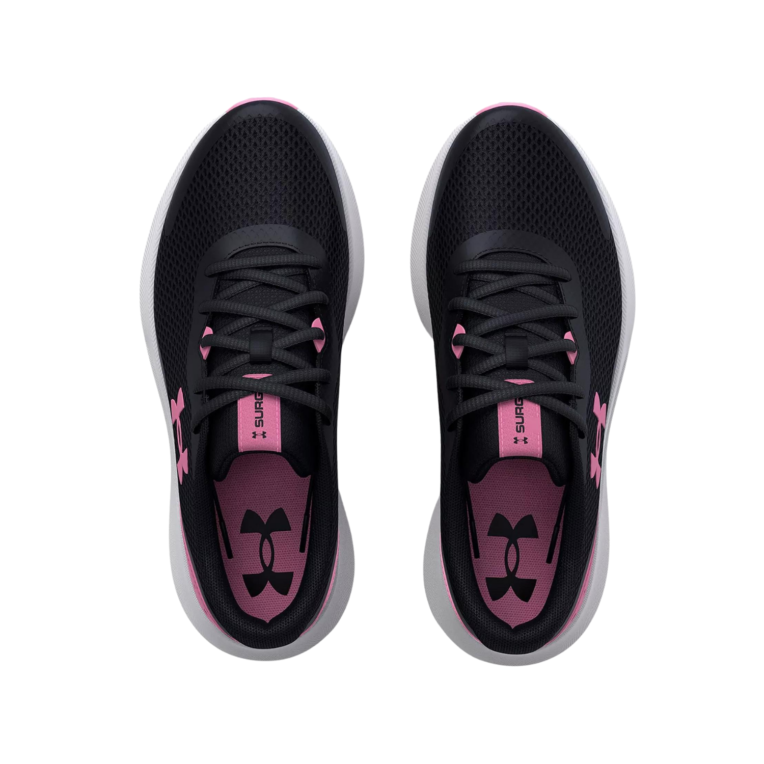 Under Armour GS Surge 3 3025013 Running Shoes Girls (Black/Flamingo)