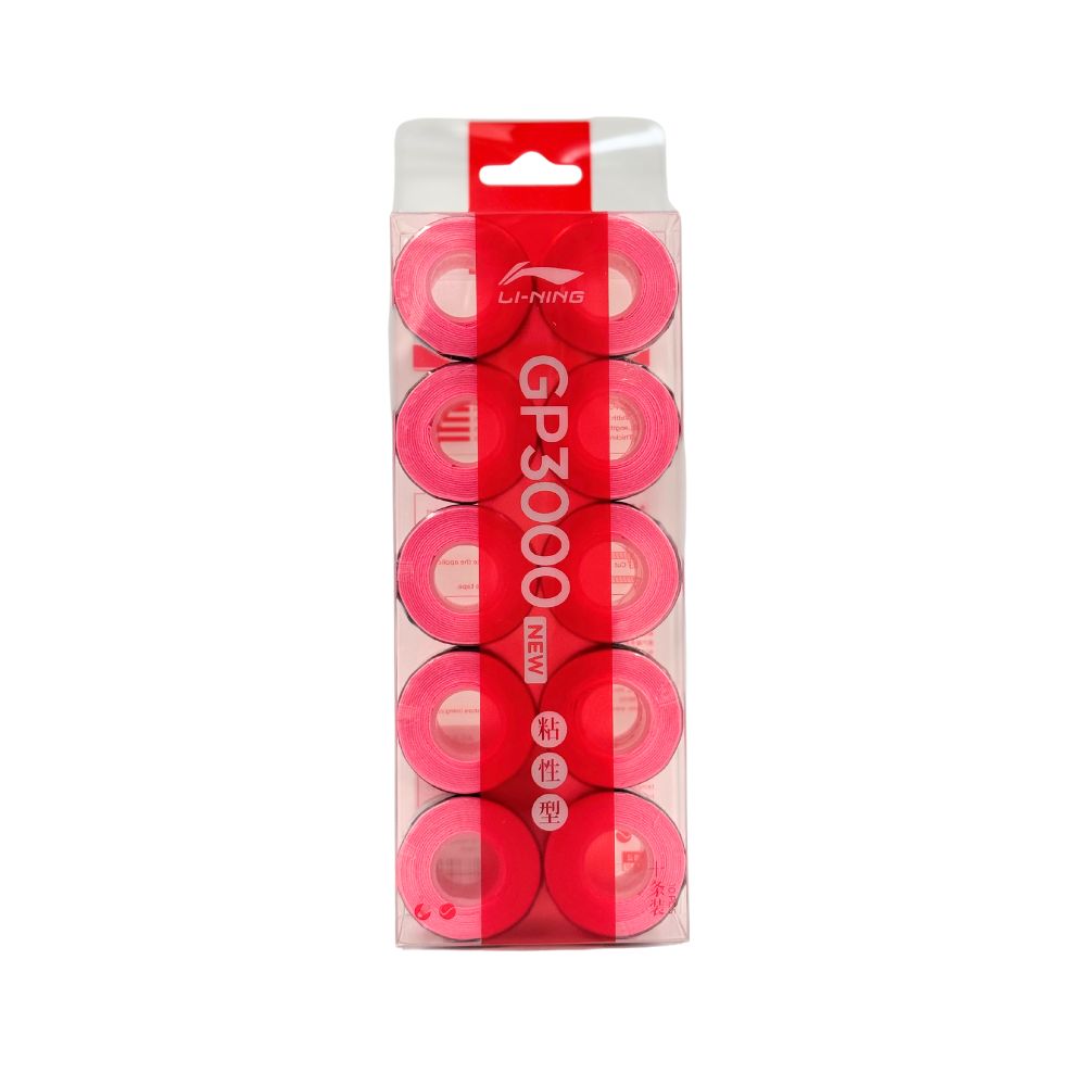 Li-Ning GP3000 Grips -10 Pieces -Pink