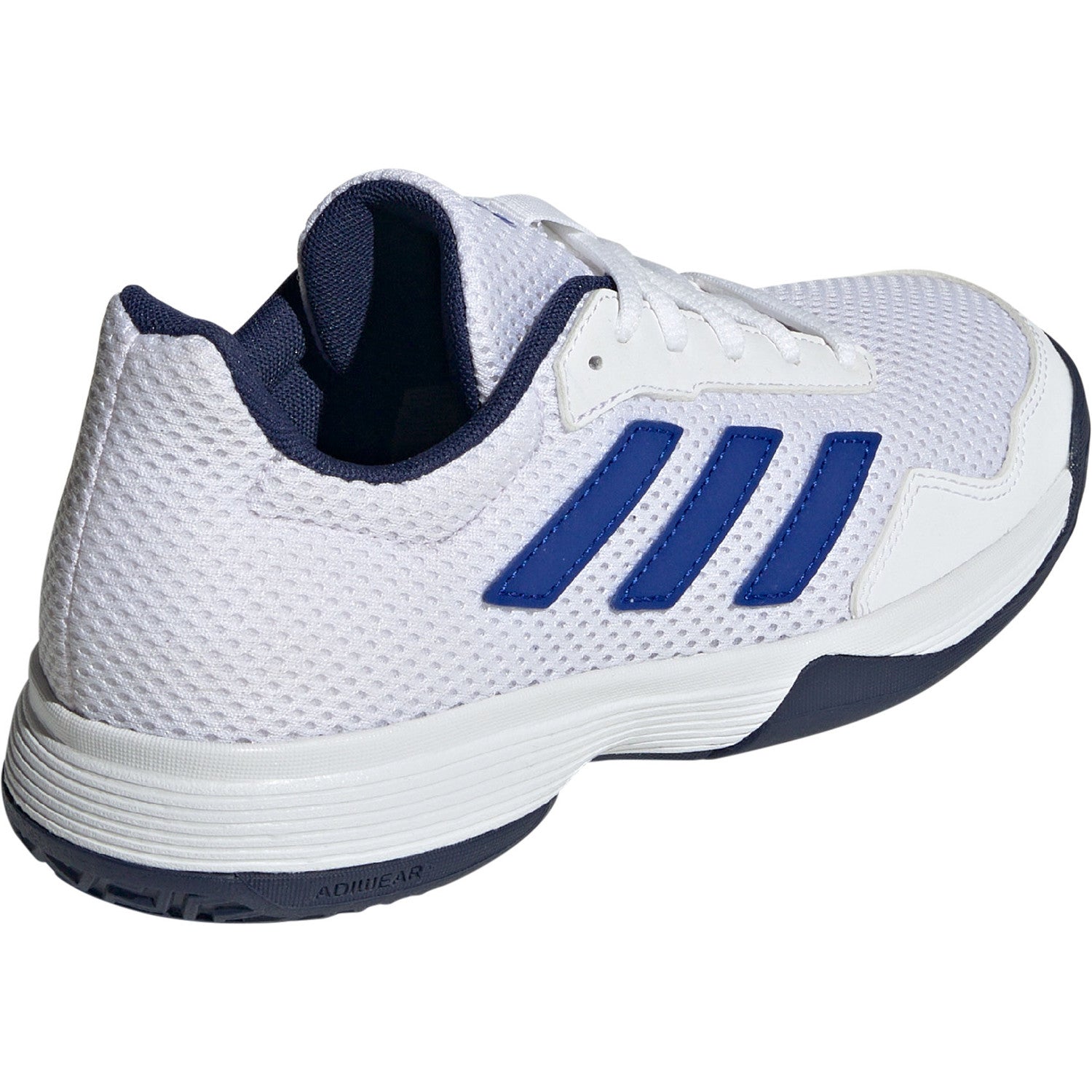 Adidas Gamespec Tennis Shoes Junior - White/Blue Tennis Shoes Adidas