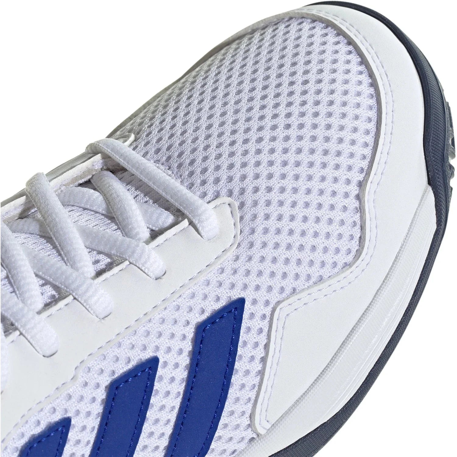 Adidas Gamespec Tennis Shoes Junior - White/Blue Tennis Shoes Adidas