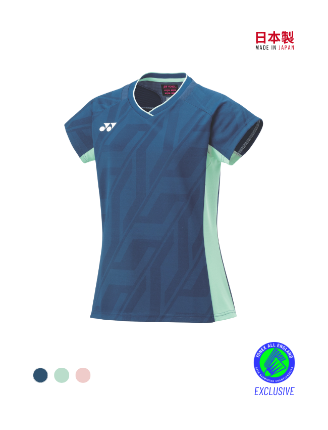 Yonex Crew Neck (20844YX) Shirt Women (Ink Blue) Made in JAPAN