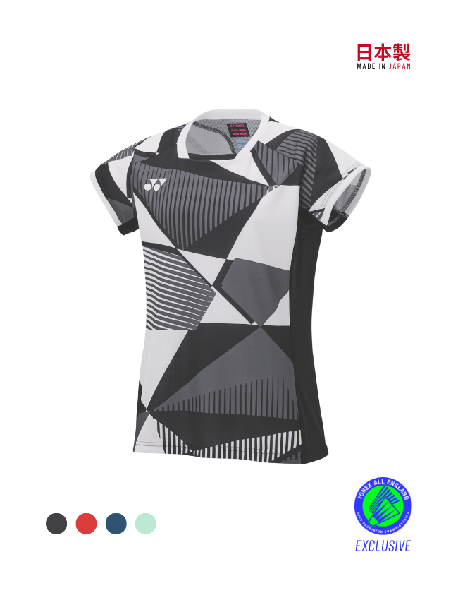 Yonex Crew Neck (20850YX) Shirt Women (Black) Made in JAPAN