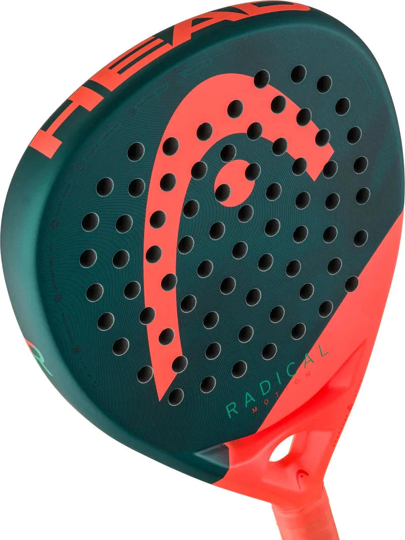 Head Radical Motion 2026 Padel Racket - Black/Fluo Orange Padel Head
