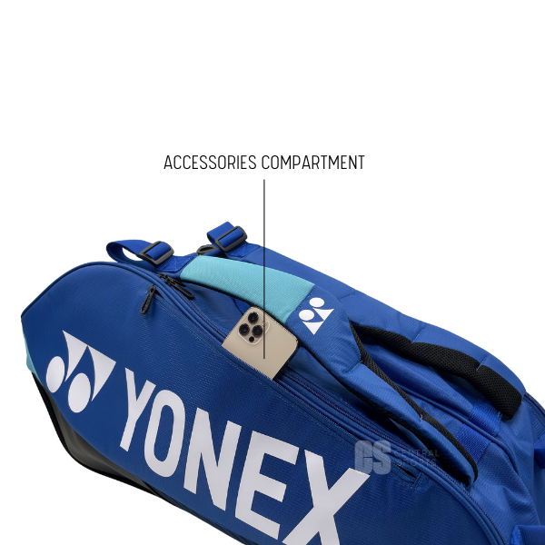 Yonex BA92426EX Pro 6 Racket Bag (Black)