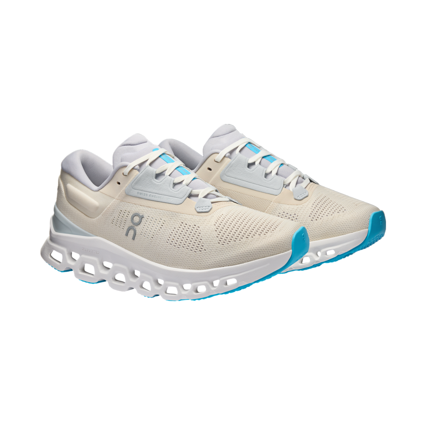 On Cloudstratus 3 Running Shoes Women - Cream/Arctic