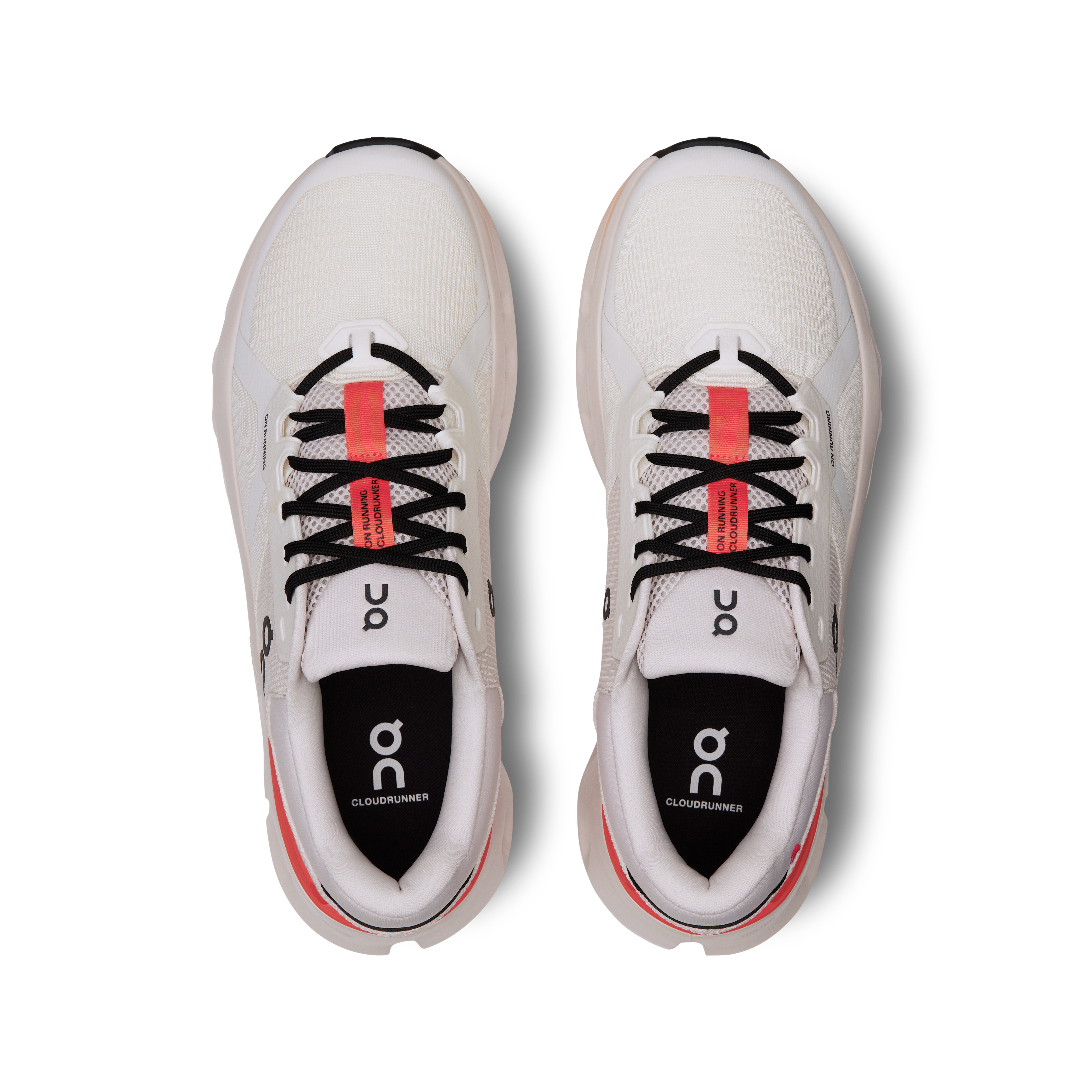 On Cloudrunner 2 Running Shoes Men - White/Sand