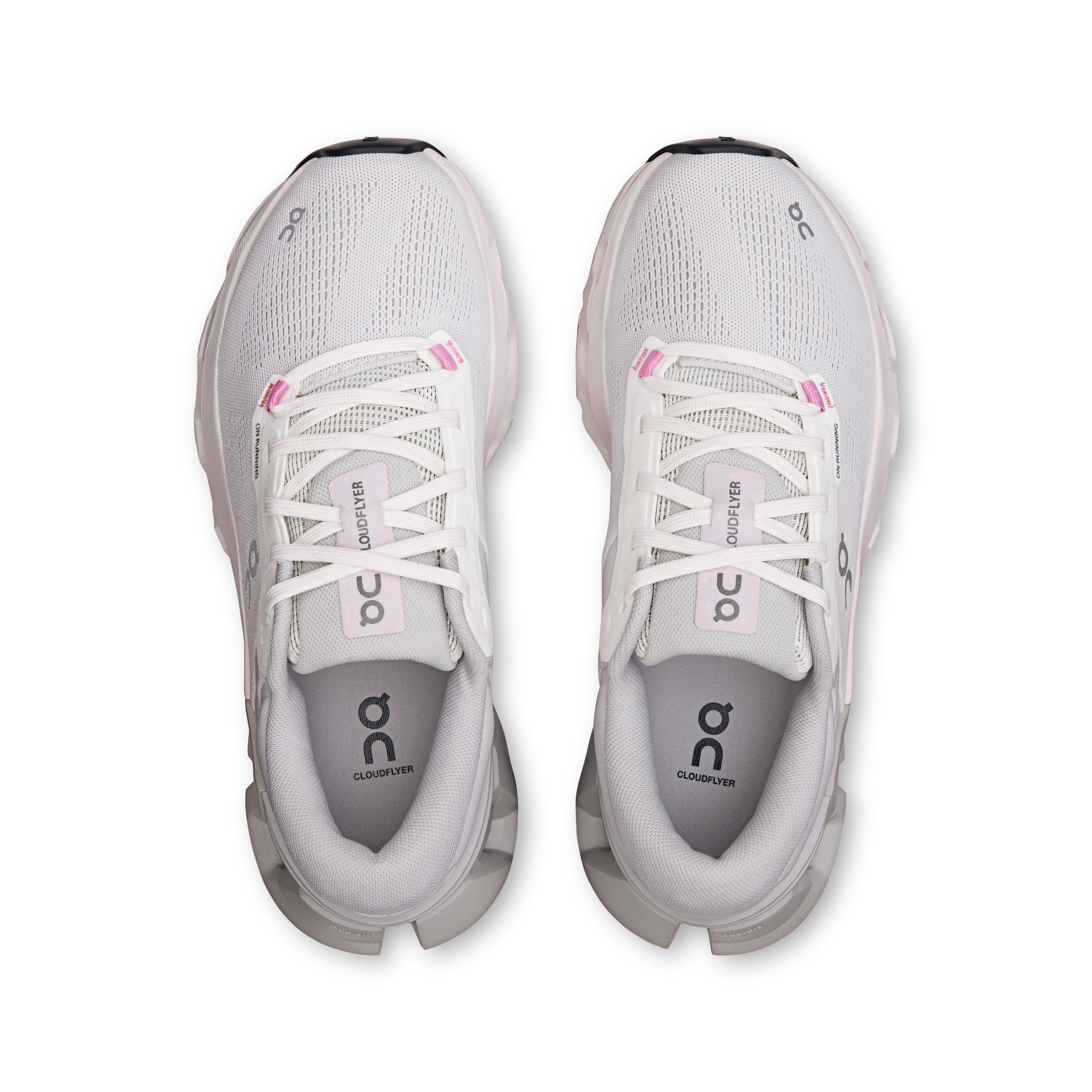 On Cloudflyer 5 Running Shoes Women - White/Glacier