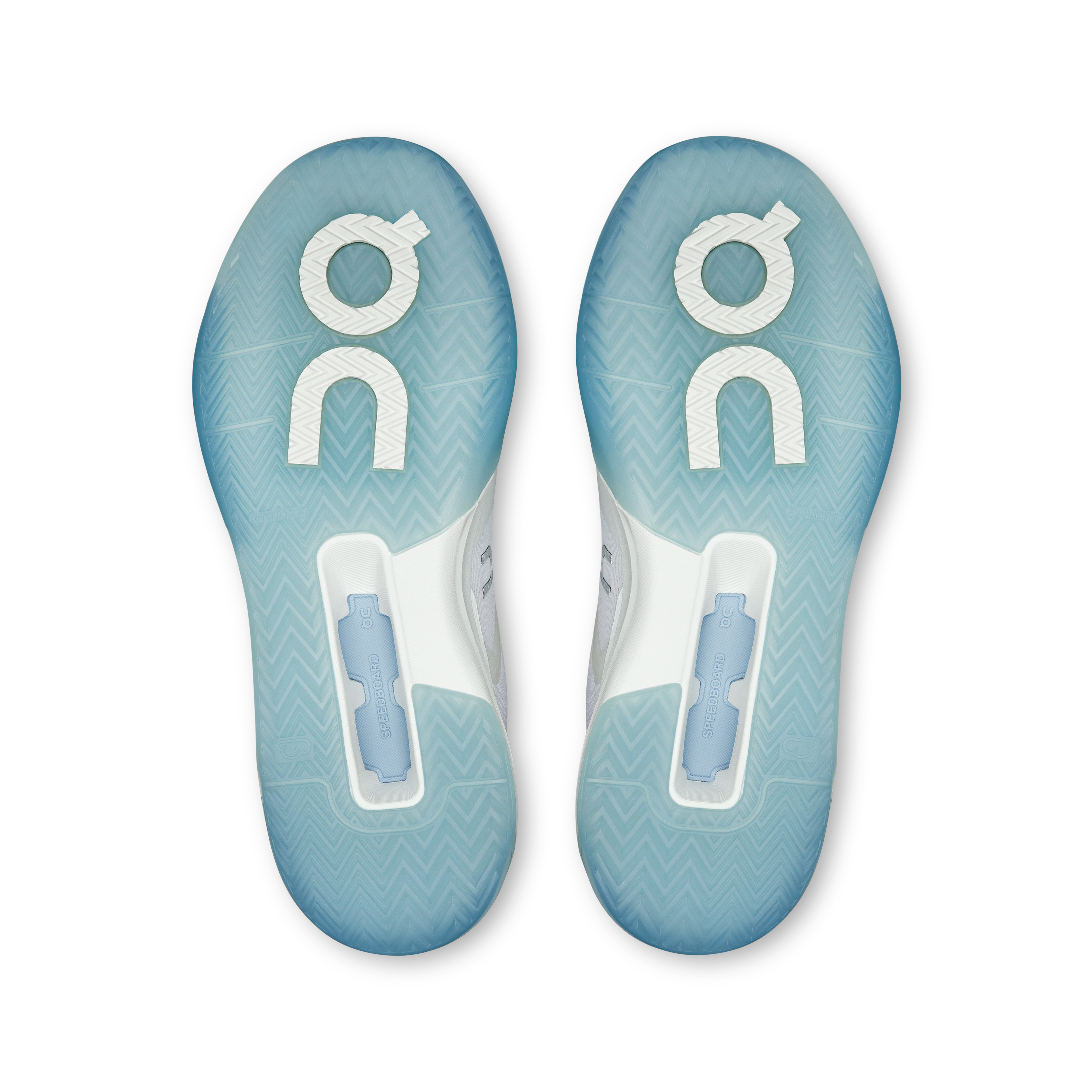 On THE ROGER Advantage Pro Tennis Shoes Women - White/Chambray Tennis Shoes On Running
