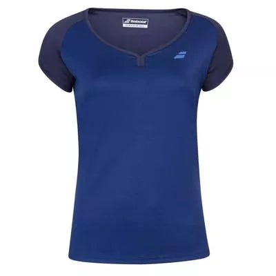 Babolat Play Cap Women Sleeve Top T-Shirt - Estate Blue