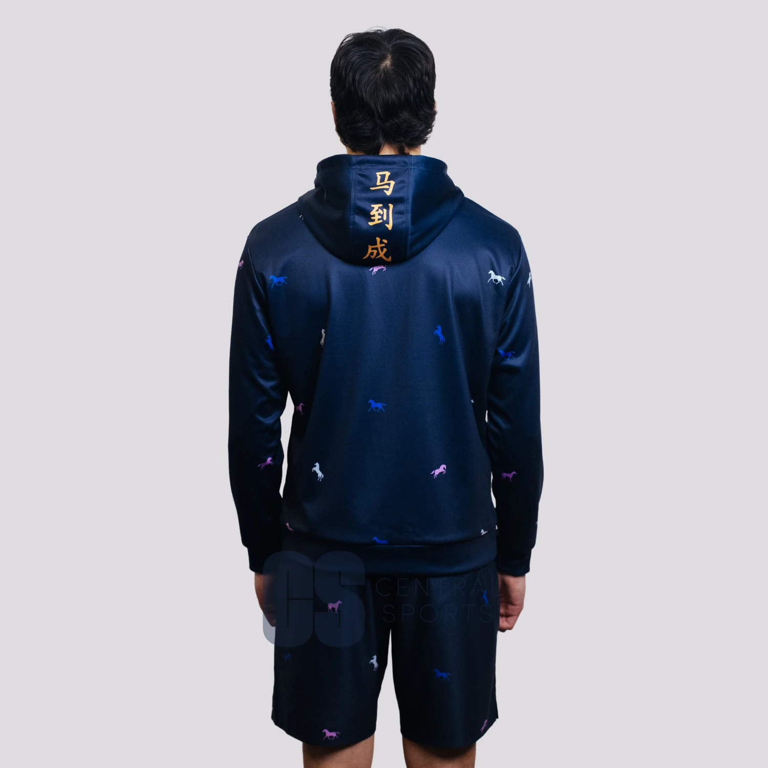 Yonex Night Rider – Unisex Zip Hoodie (Ink Blue) Yonex CNY2026 Zip Hood Sweat A Unisex Clothing Yonex