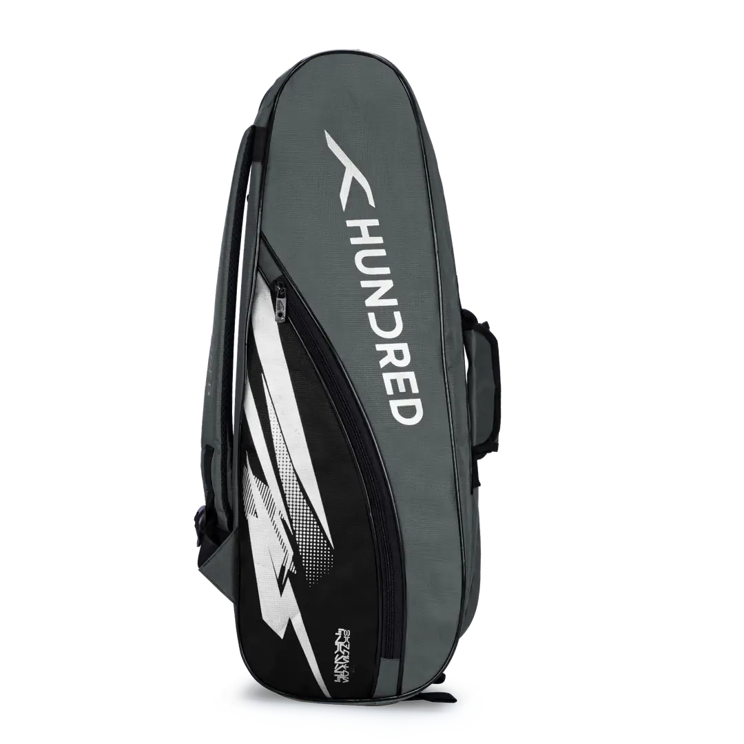 Hundred Cosmogear Badminton Kitbag - Dark Grey/Black