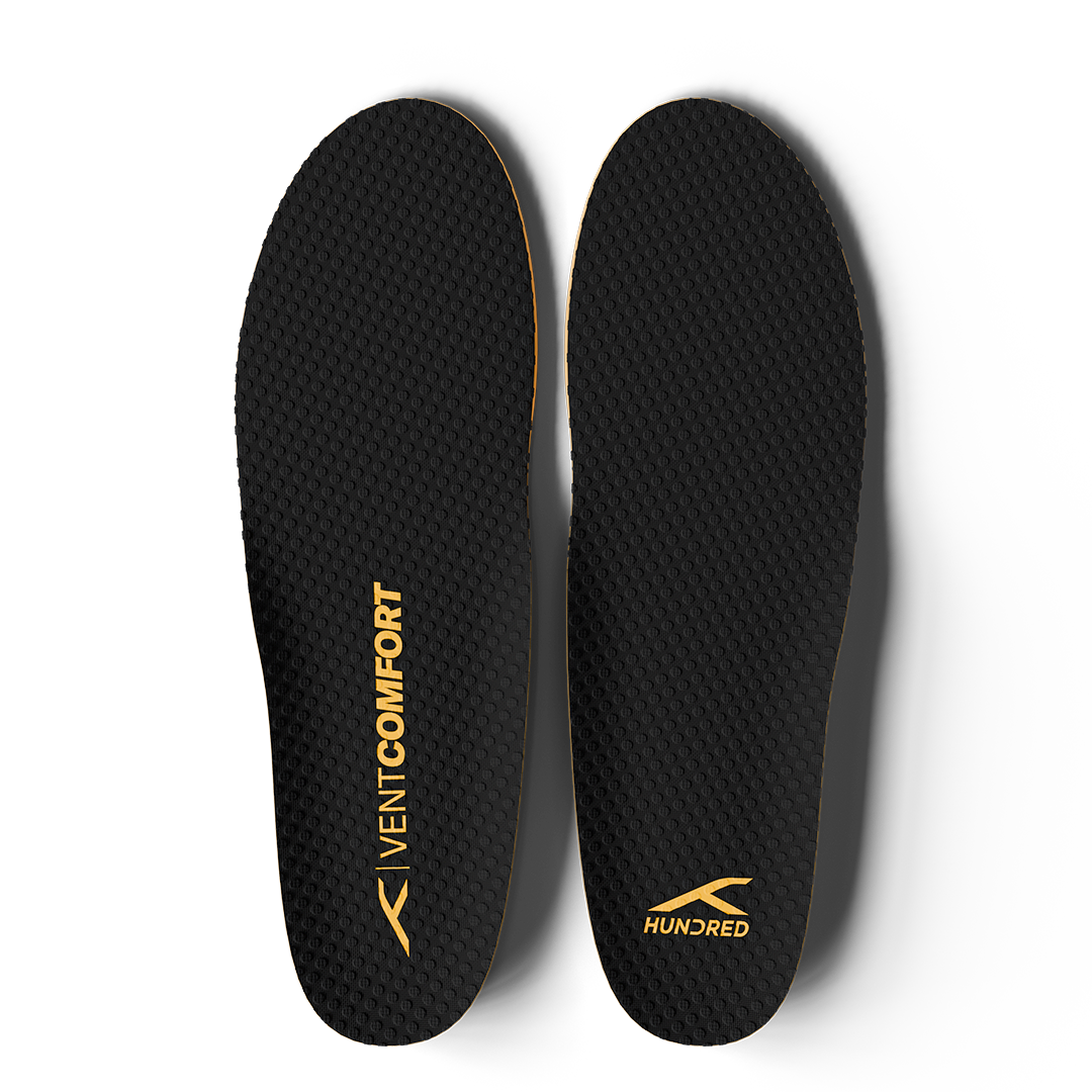 Hundred VentComfort Insole - Black/Orange