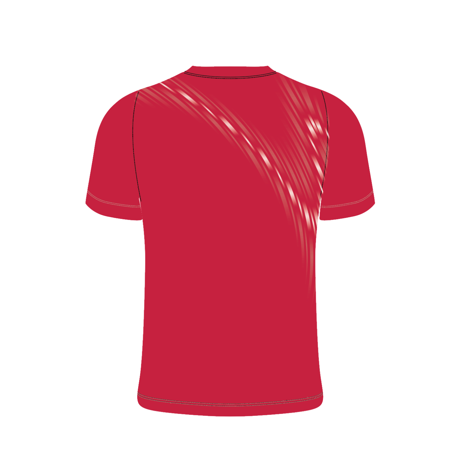 National Badminton Yonex T012 Vortex Crew Neck T-Shirt Junior - Red Clothing Yonex Teamwear