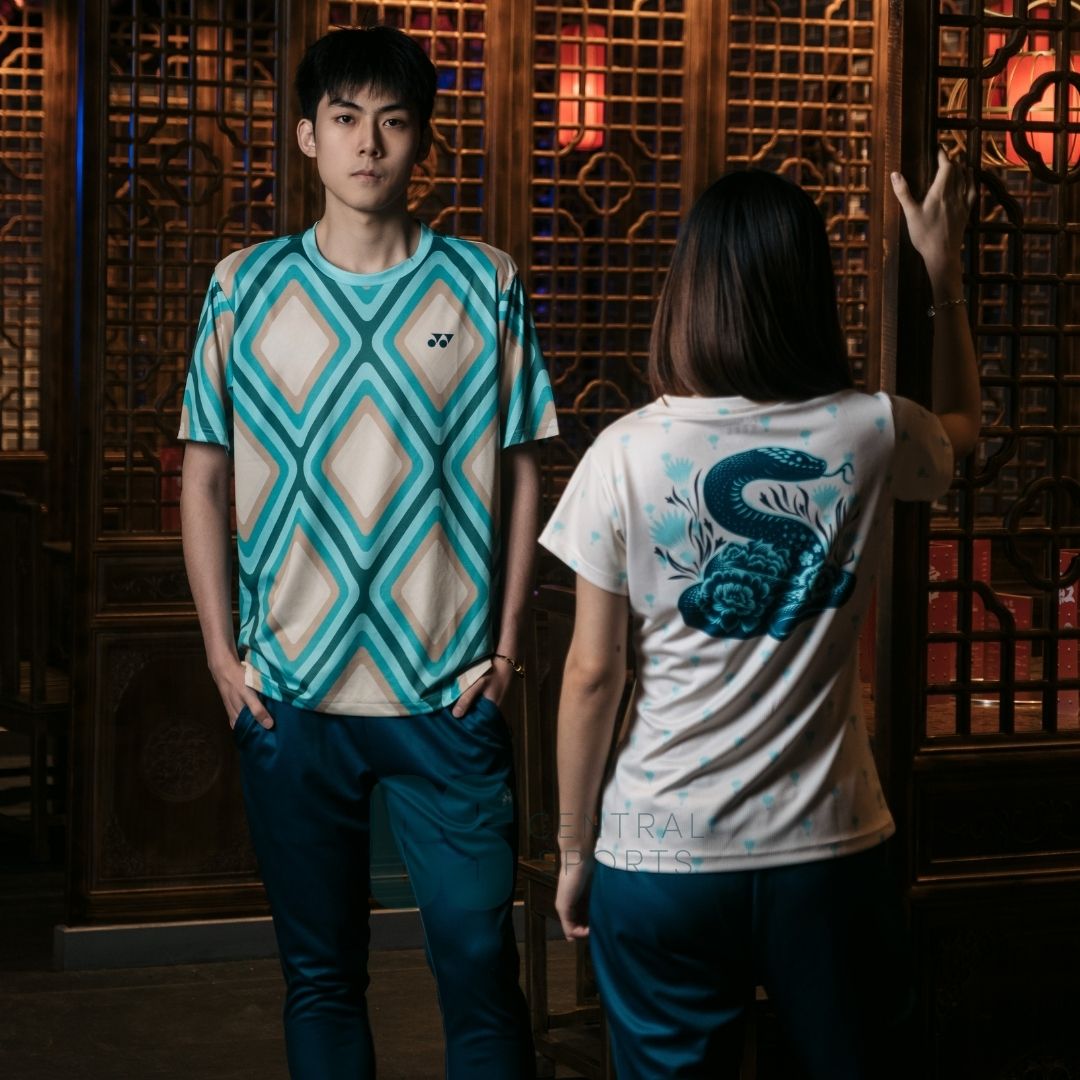 Yonex Diamond Tech T-Shirt Men Jade/Ivory