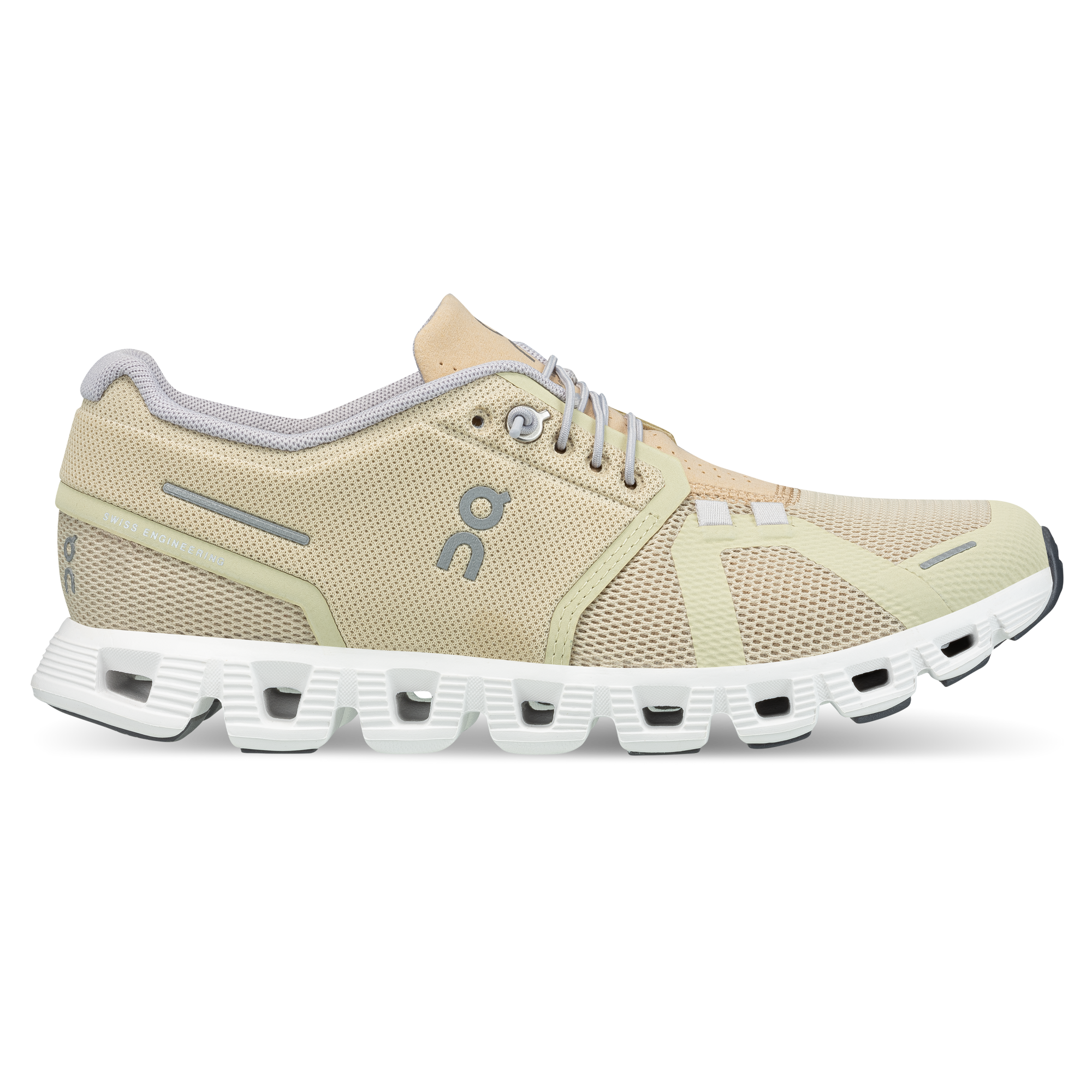 On Cloud 5 Running Shoes Women - Haze/Sand