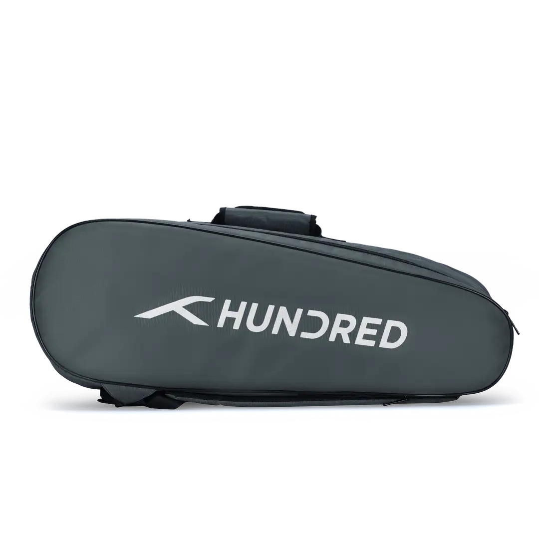 Hundred Cosmogear Badminton Kitbag - Dark Grey/Black