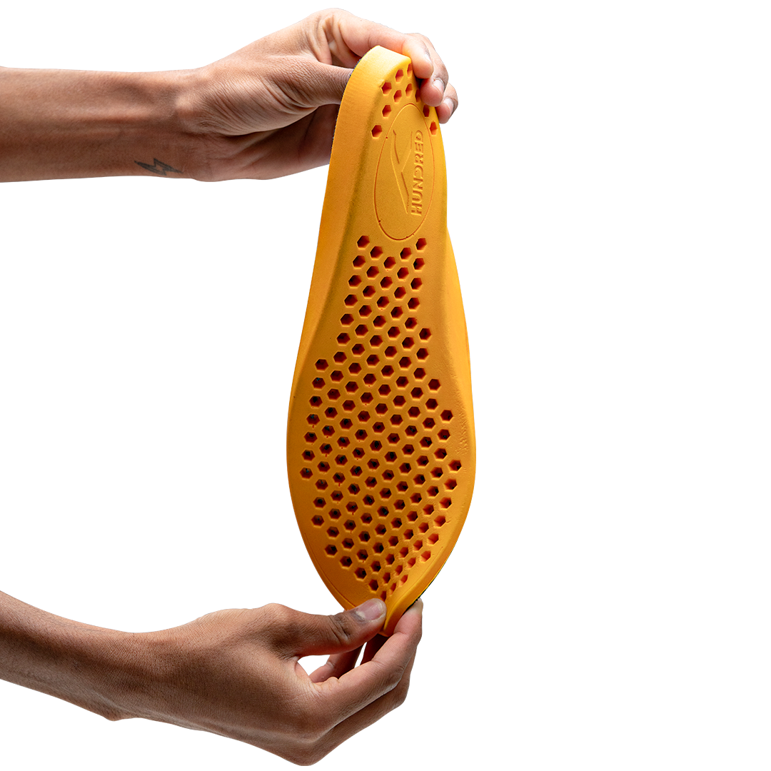 Hundred VentComfort Insole - Black/Orange