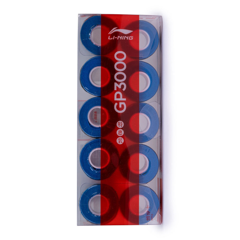 Li-Ning GP3000 Grips -10 Pieces -Blue