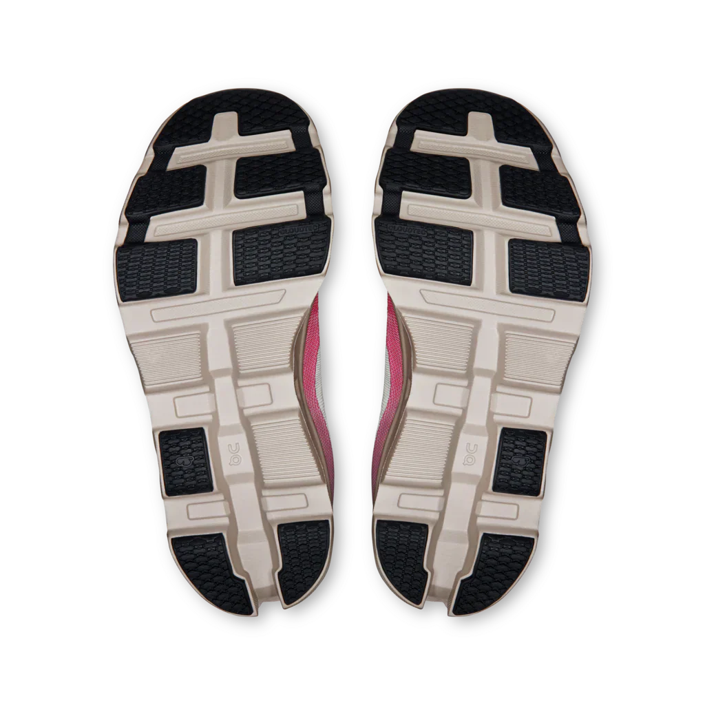 On Cloudmonster 2 Running Shoes Women - Ivory/red