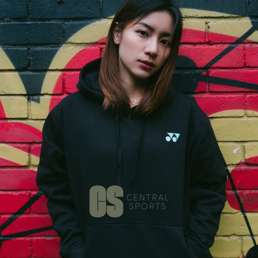 Yonex Coiled Snake Unisex Hood Black