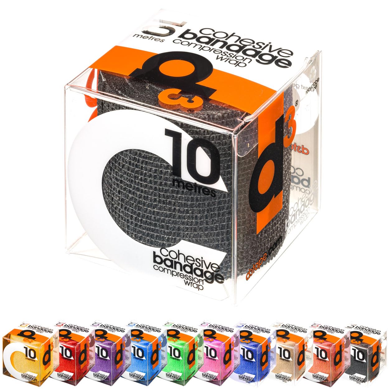 D3 Cohesive Bandage Compression Wrap 75mmx10m