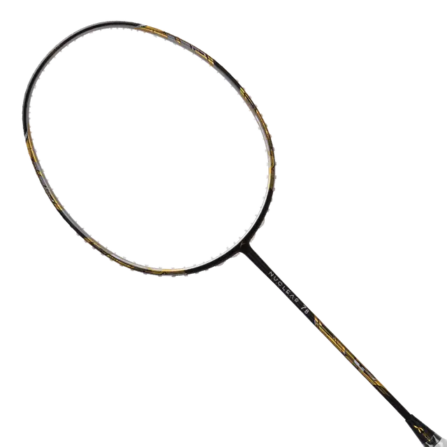 Hundred Nuclear 78 5U Badminton Racket - Black/Gold