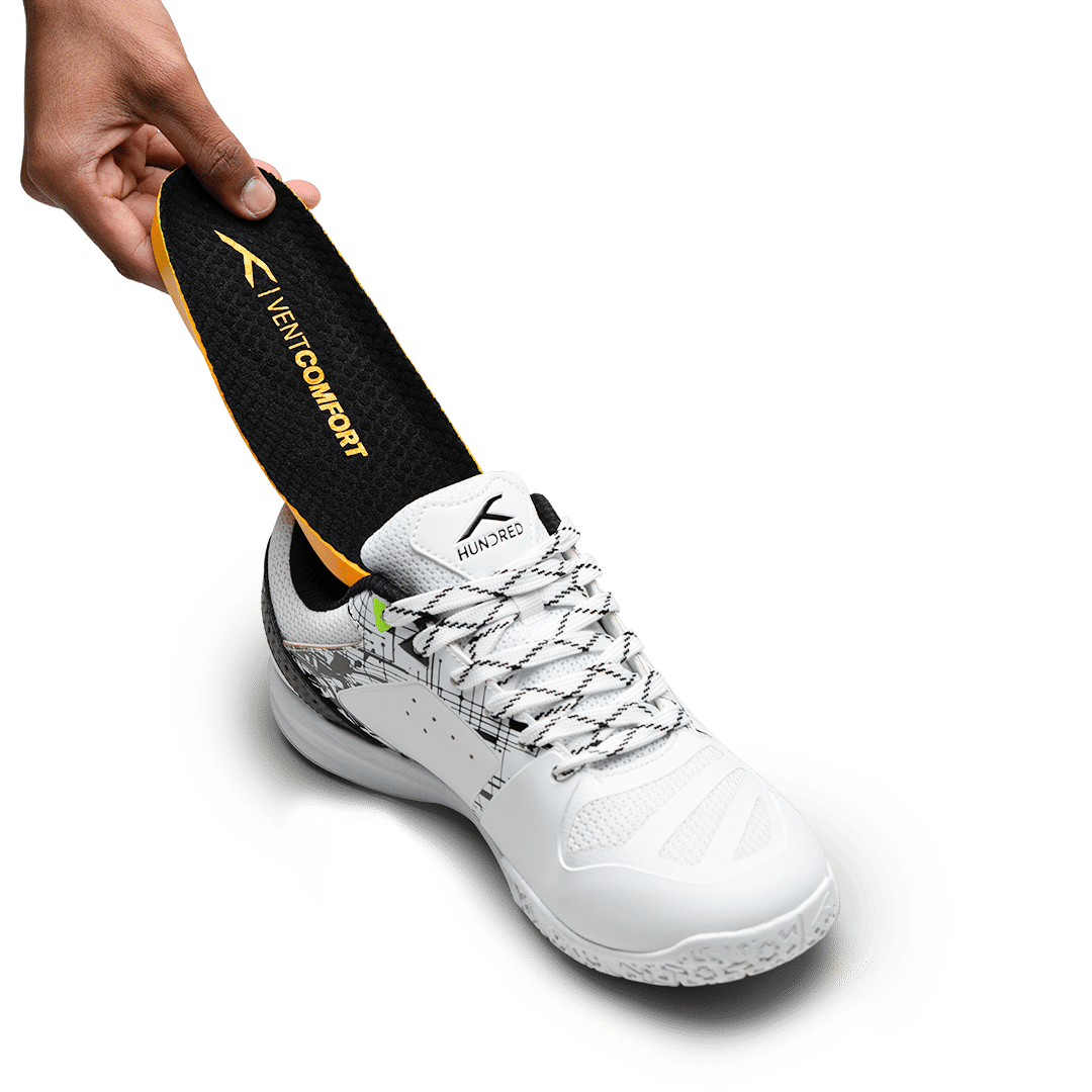 Hundred VentComfort Insole - Black/Orange