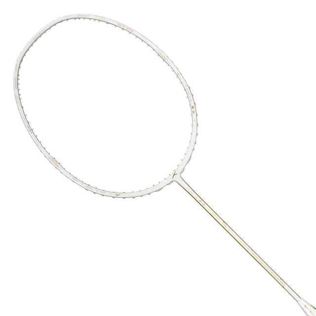 Hundred Ioniq 80 Limited Edition 4U Badminton Racket - White/Gold