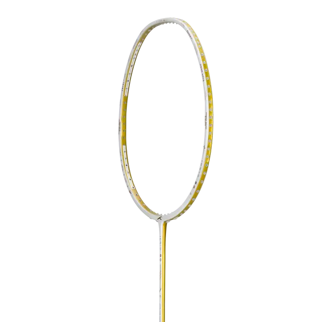 Hundred Ioniq 80 Limited Edition 4U Badminton Racket - White/Gold