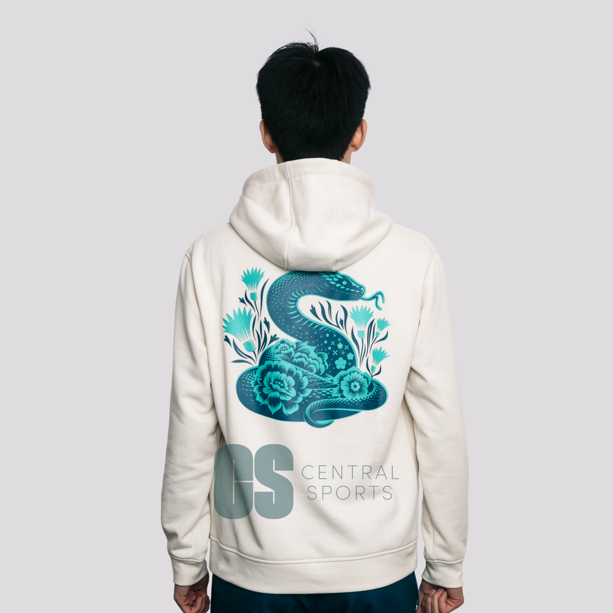 Yonex Coiled Snake Unisex Hood Black