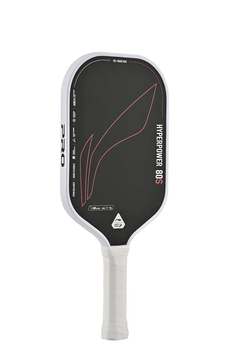 Li-Ning HyperPower 80S Pickleball Paddle - Black/White