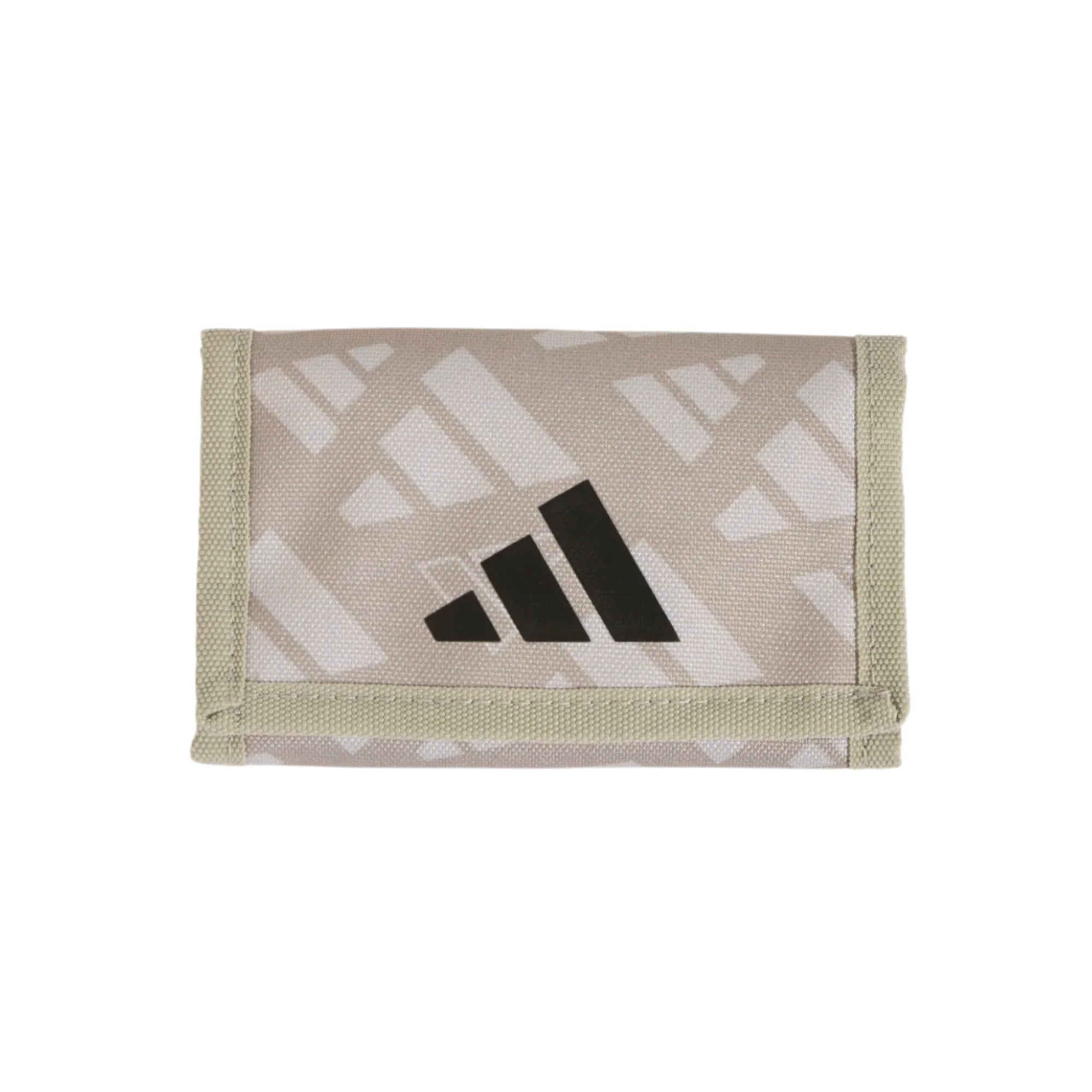 Adidas Linear Monogram Graphic Wallet - Grey/Black