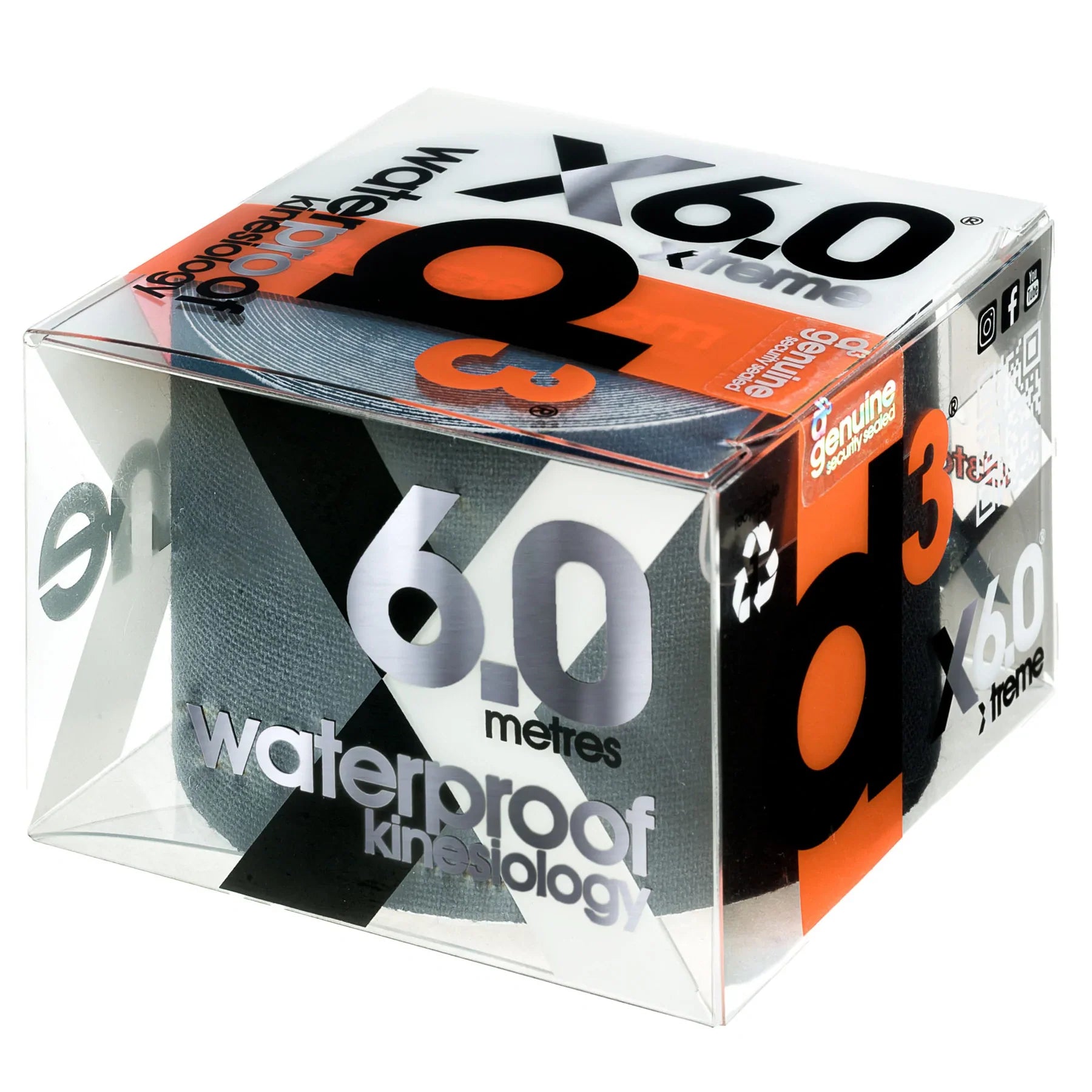 D3 X6.0 Xtreme Kinesiology Tape