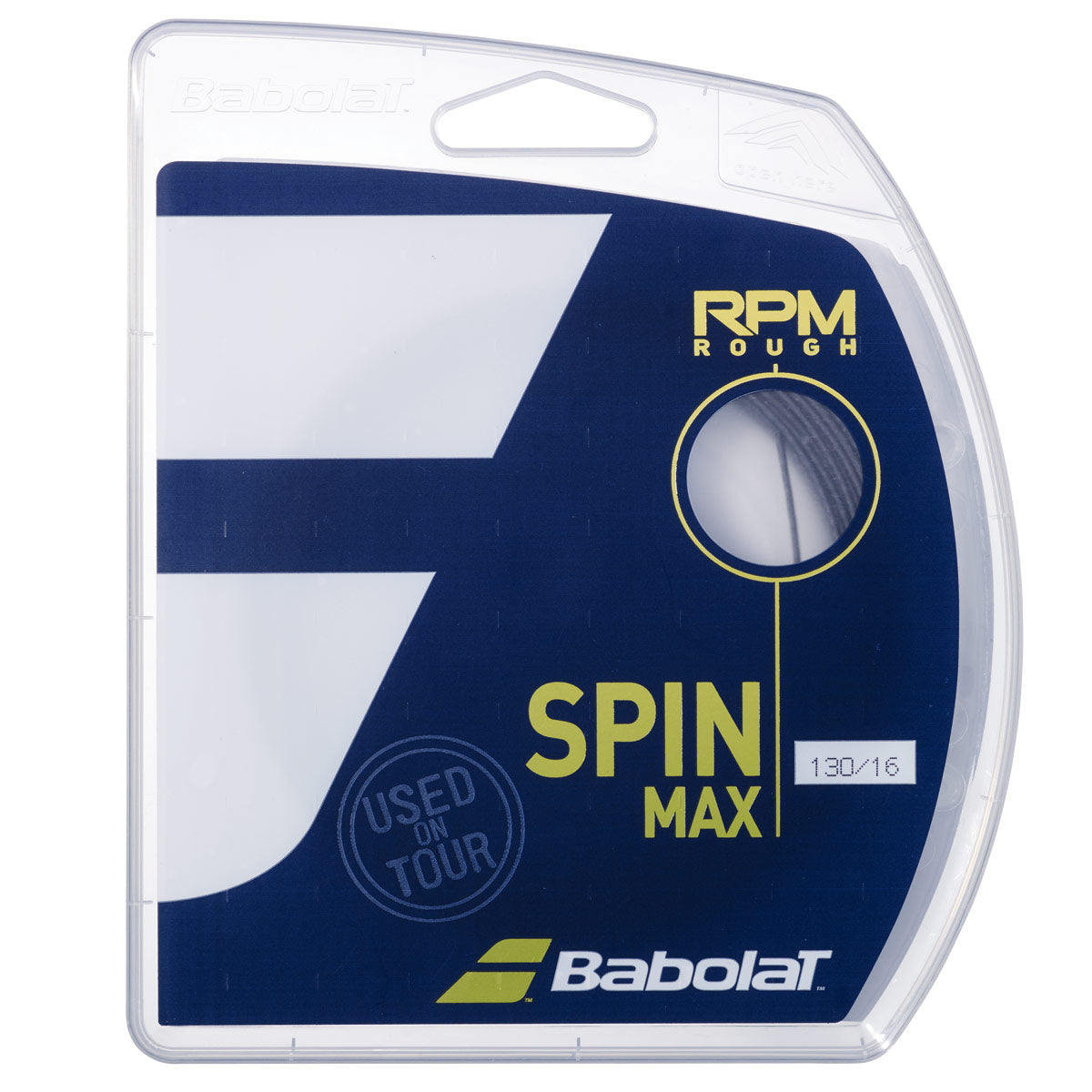 Babolat RPM Rough 1.30mm/12M Tennis String - Dark Grey