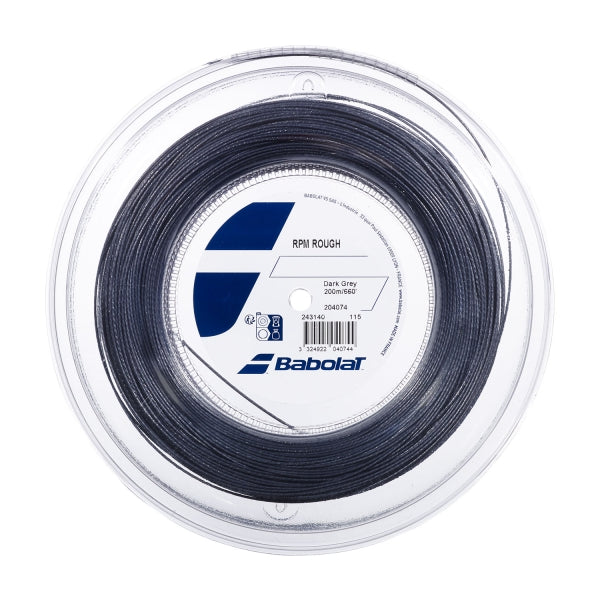 Babolat RPM Rough 1.30mm/200M Tennis String - Dark Grey