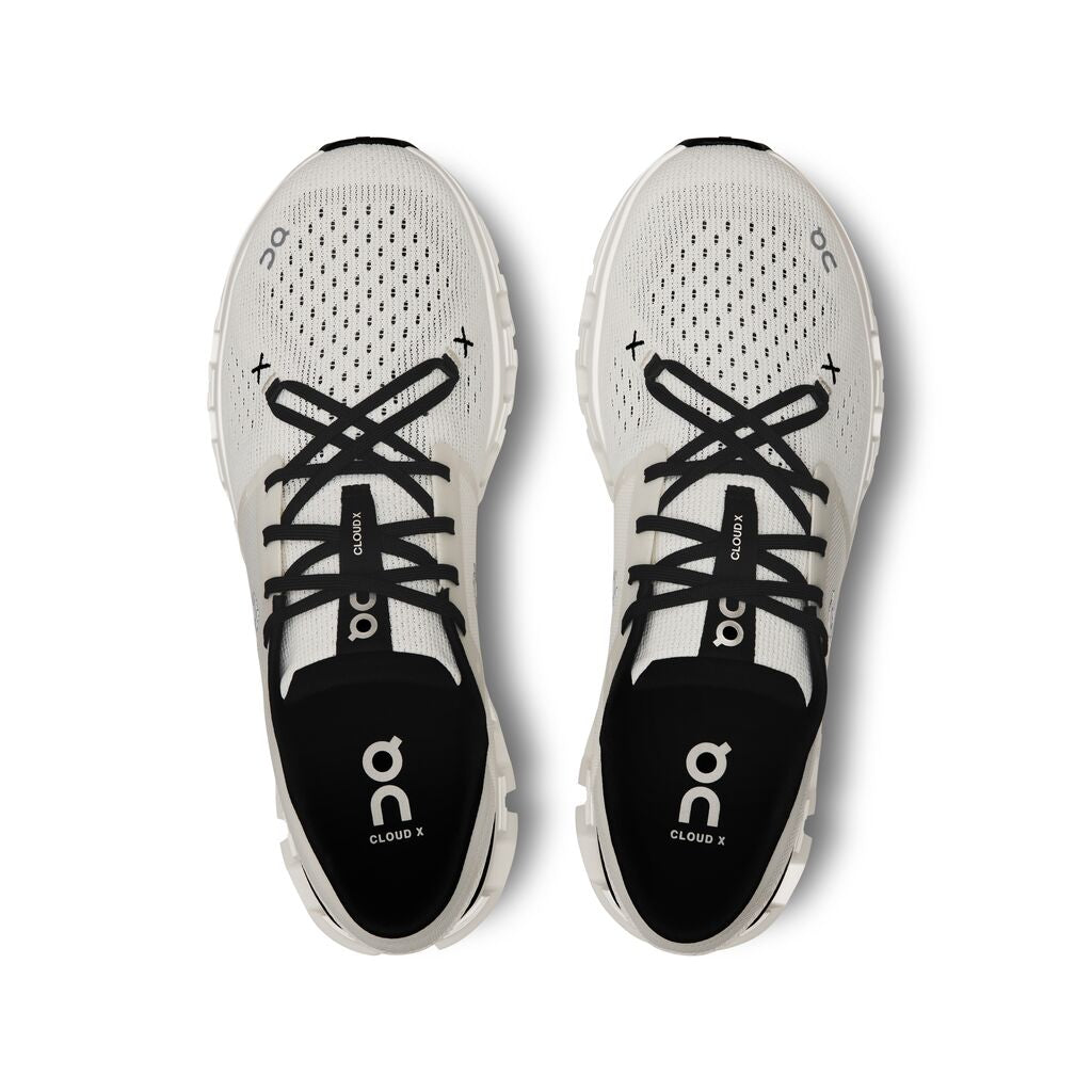 ON Cloud X 4 Running Shoe Mens (Ivory/Black)